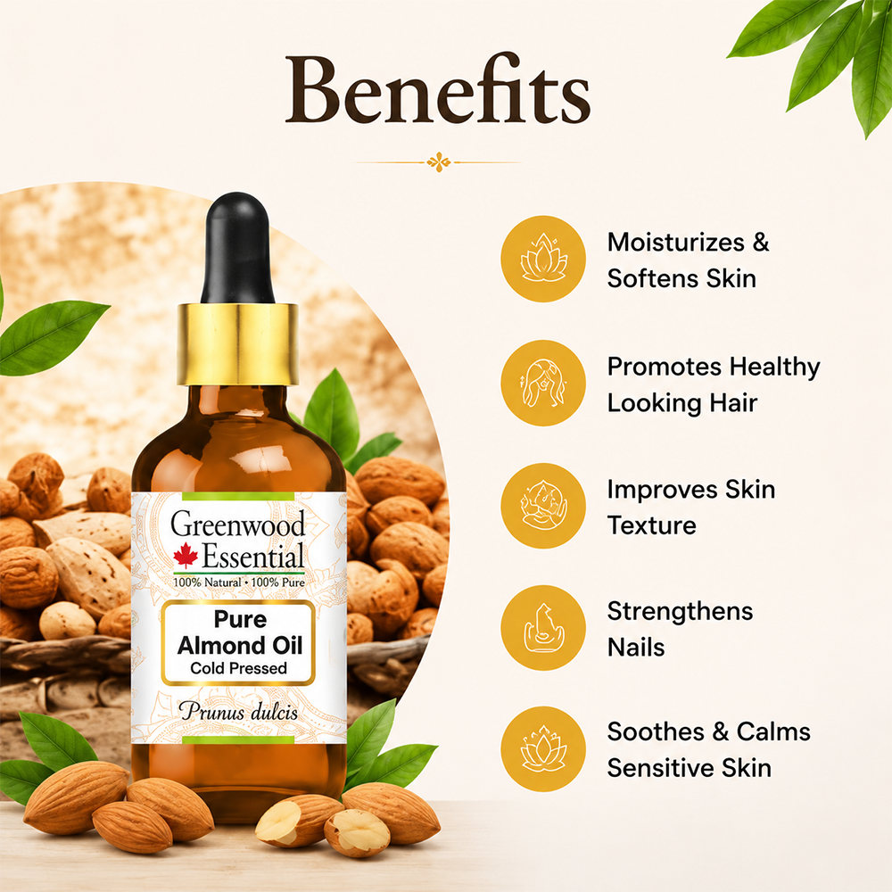 Pure Almond Oil (Prunus dulcis)