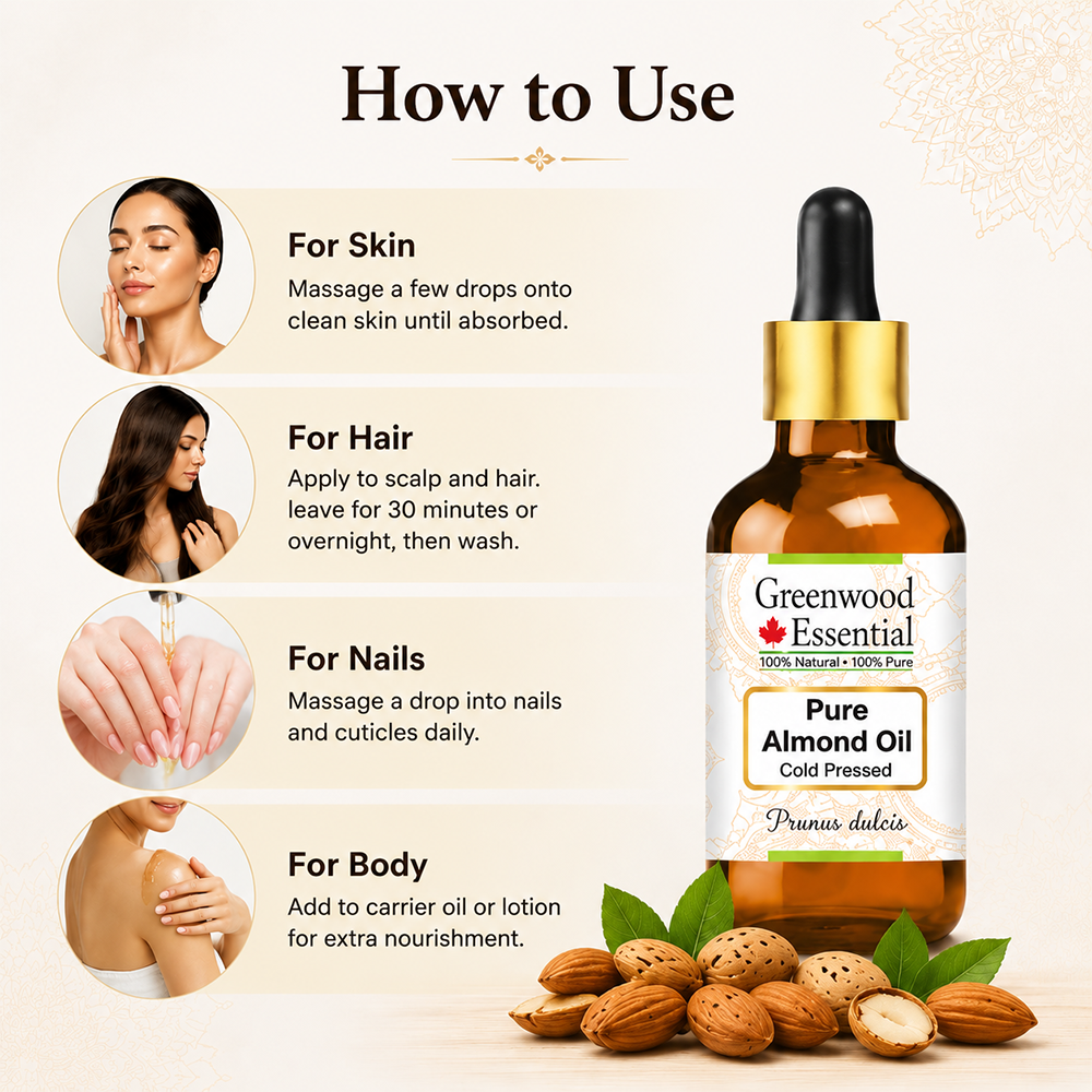 Pure Almond Oil (Prunus dulcis)
