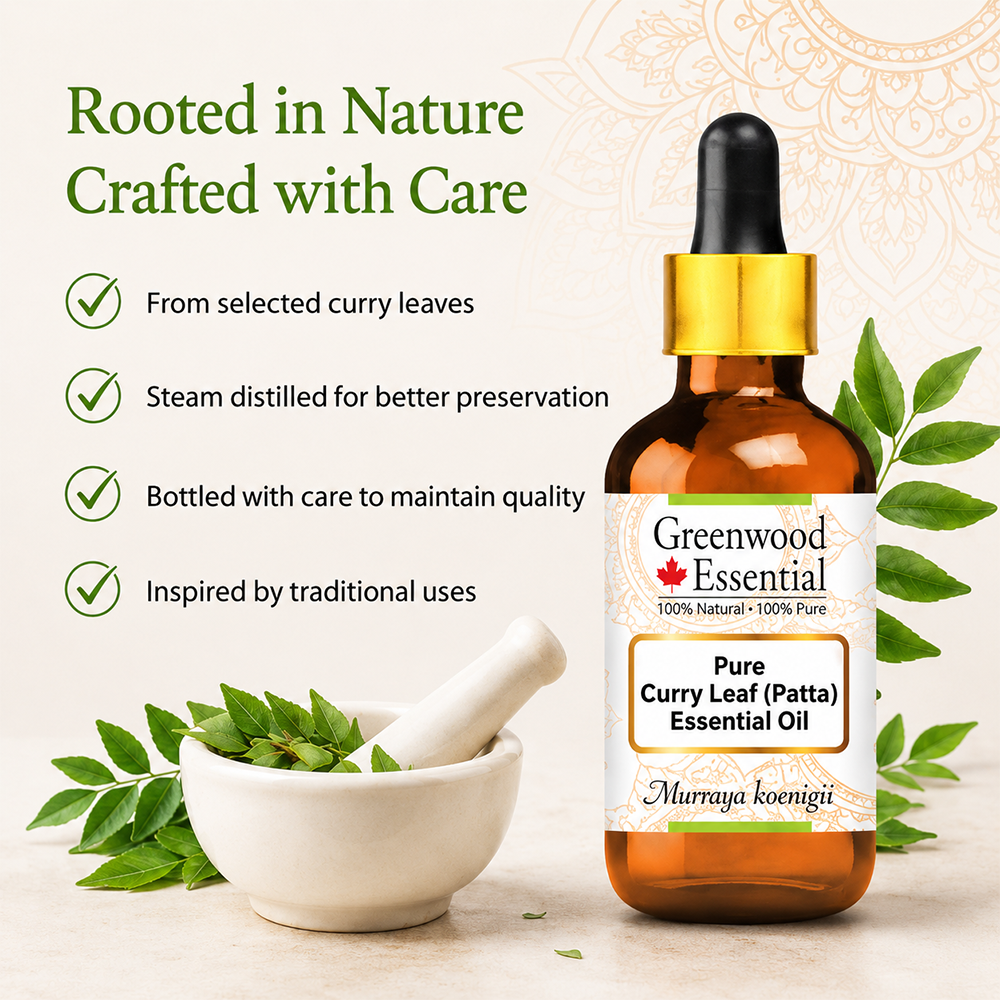 Curry Leaf (Patta) Essential Oil (Murraya koenigii)