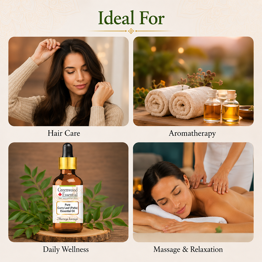 Curry Leaf (Patta) Essential Oil (Murraya koenigii)